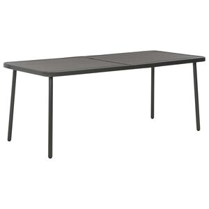 vidaXL &Tau;&rho;&alpha;&pi;έ&zeta;&iota; &Kappa;ή&pi;&omicron;&upsilon; &Sigma;&kappa;&omicron;ύ&rho;&omicron; &Gamma;&kappa;&rho;&iota; 180 x 83 x 72 &epsilon;&kappa;. &Alpha;&tau;&sigma;ά&lambda;&iota;&nu;&omicron;