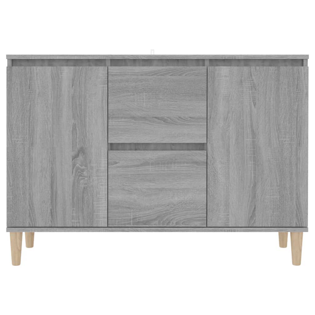 vidaXL Μπουφές Γκρι Sonoma 101 x 35 x 70 εκ. από Επεξεργασμένο Ξύλο