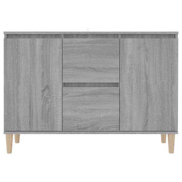 vidaXL Μπουφές Γκρι Sonoma 101 x 35 x 70 εκ. από Επεξεργασμένο Ξύλο