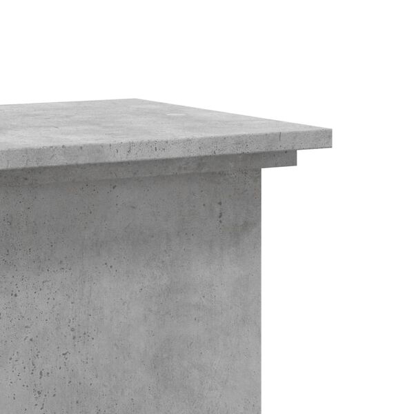 vidaXL Βάσεις Φυτών Γκρι Σκυρ. 33x33x60 εκ. Επεξεργασμένο Ξύλο