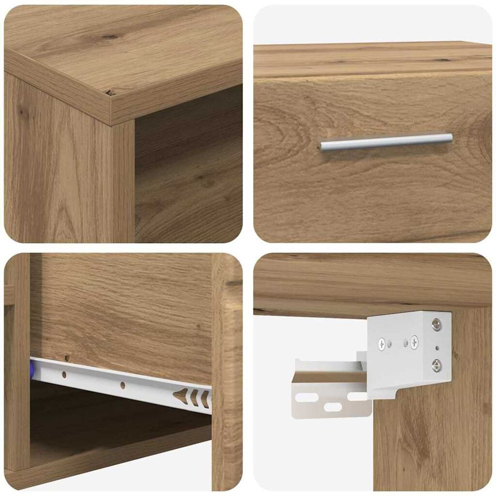 vidaXL Ντουλάπι TV artisan δρυς 150 x 39 x 30 εκ Επεξεργασμένο ξύλο