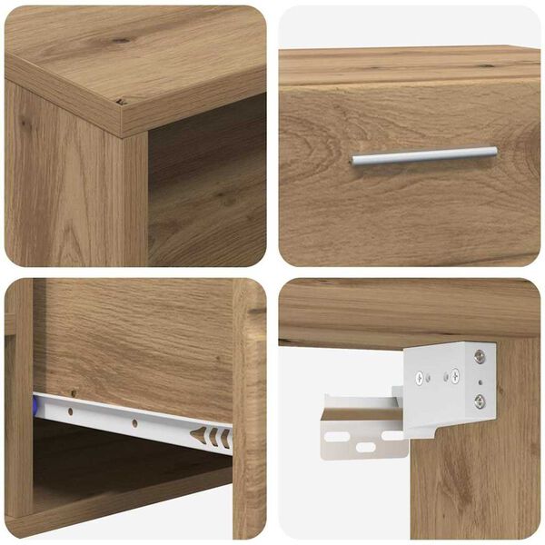 vidaXL Ντουλάπι TV artisan δρυς 150 x 39 x 30 εκ Επεξεργασμένο ξύλο