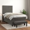 vidaXL &Kappa;&rho;&epsilon;&beta;ά&tau;&iota; Boxspring &mu;&epsilon; &Sigma;&tau;&rho;ώ&mu;&alpha; &Sigma;&kappa;&omicron;ύ&rho;&omicron; &Gamma;&kappa;&rho;&iota; 90x190 &epsilon;&kappa;. &Beta;&epsilon;&lambda;&omicron;ύ&delta;&iota;&nu;&omicron;