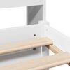 vidaXL Κρεβάτι Βιβλιοθήκη Χωρίς Στρώμα 150x200 εκ Μασίφ Ξύλο Πεύκου