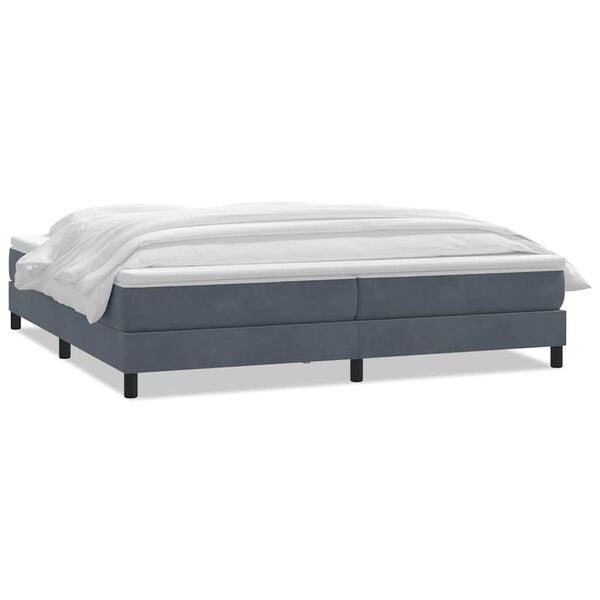 vidaXL Box Spring &Kappa;&rho;&epsilon;&beta;ά&tau;&iota; &mu;&epsilon; &sigma;&tau;&rho;ώ&mu;&alpha; &Sigma;&kappa;&omicron;ύ&rho;&omicron; &gamma;&kappa;&rho;&iota; 180x220 &epsilon;&kappa;. &Beta;&epsilon;&lambda;&omicron;ύ&delta;&iota;&nu;&omicron;