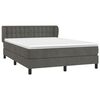 vidaXL &Kappa;&rho;&epsilon;&beta;ά&tau;&iota; Boxspring &mu;&epsilon; &Sigma;&tau;&rho;ώ&mu;&alpha; &Sigma;&kappa;&omicron;ύ&rho;&omicron; &Gamma;&kappa;&rho;&iota; 140x190 &epsilon;&kappa;. &Beta;&epsilon;&lambda;&omicron;ύ&delta;&iota;&nu;&omicron;
