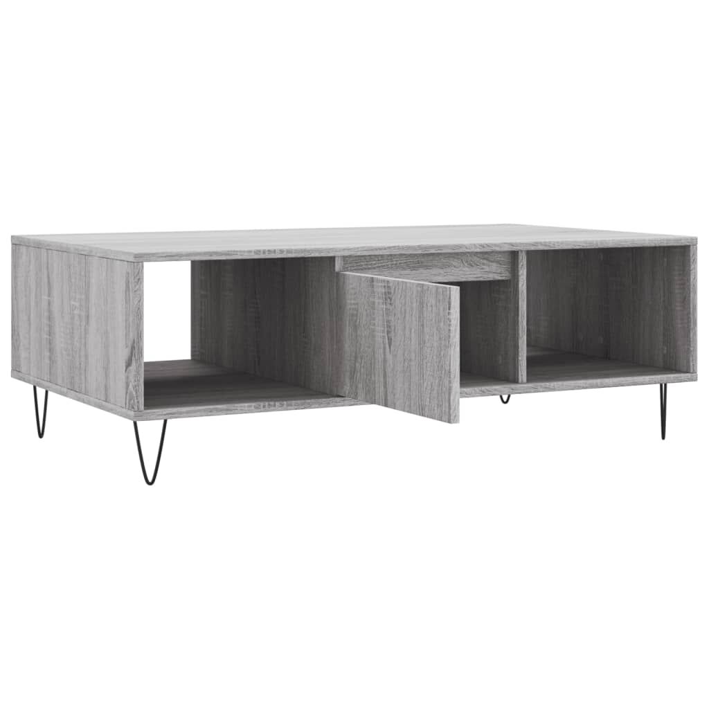 vidaXL Τραπεζάκι Σαλονιού Γκρι Sonoma 104x60x35 εκ. Επεξεργασμένο Ξύλο