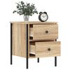 vidaXL Κομοδίνο Sonoma Δρυς 40 x 42 x 50 εκ. από Επεξεργασμένο Ξύλο