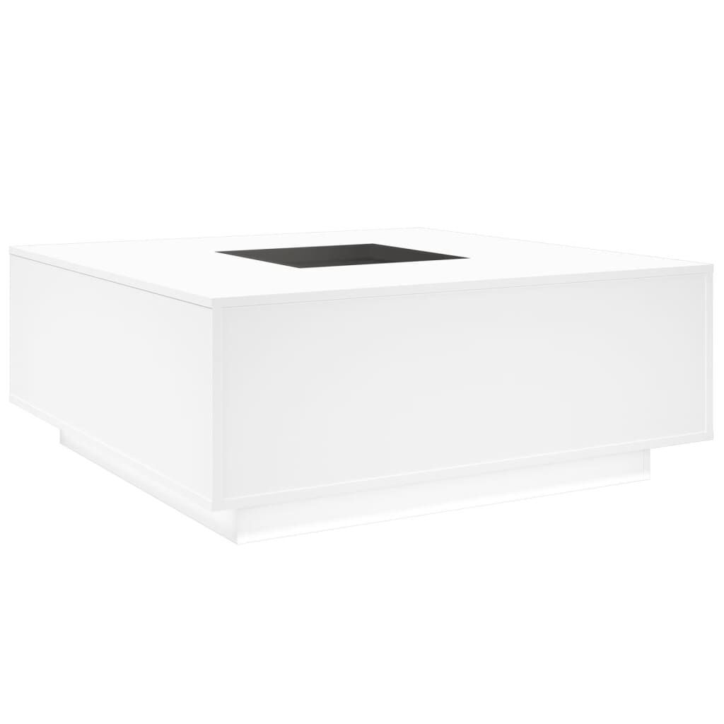 vidaXL Τραπεζάκι Σαλονιού Infinity LED Λευκό 100x100x40 εκ.
