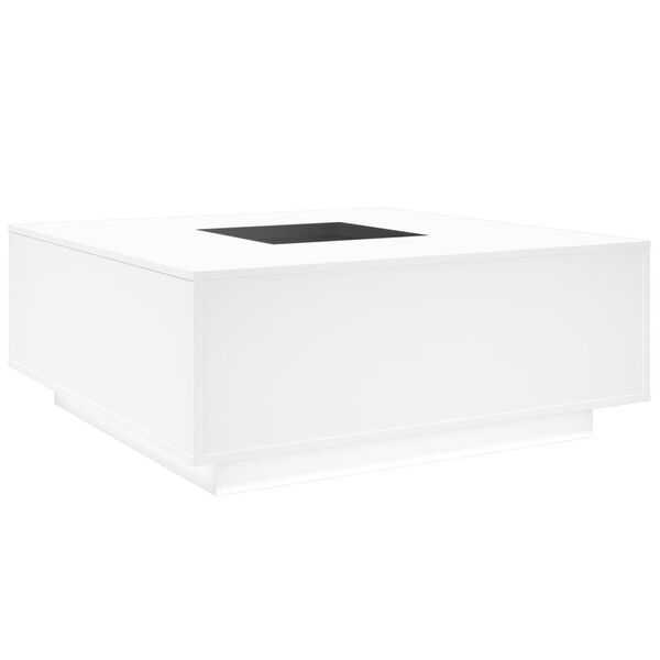 vidaXL Τραπεζάκι Σαλονιού Infinity LED Λευκό 100x100x40 εκ.