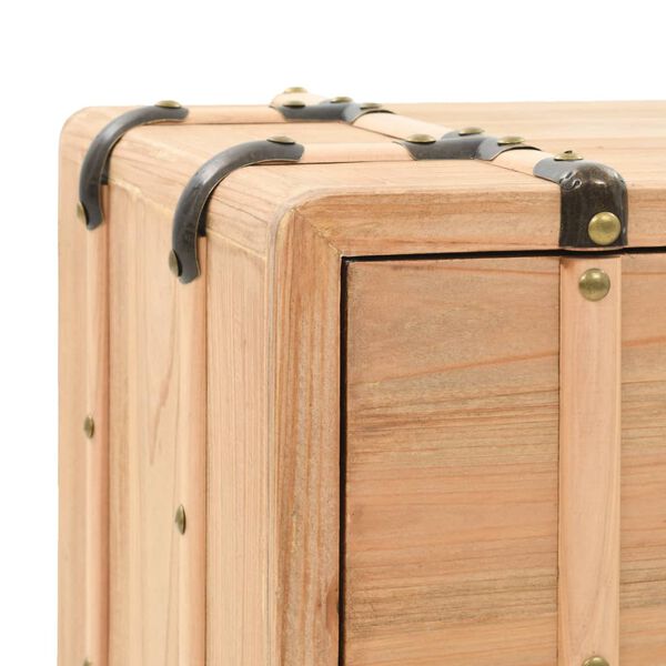 vidaXL Κομοδίνο 50 x 35 x 57 εκ. από Μασίφ Ξύλο Ελάτης