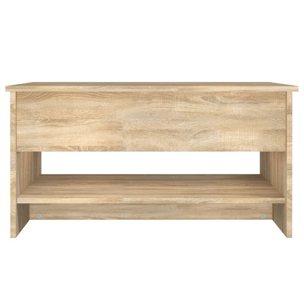 vidaXL Τραπεζάκι Σαλονιού Sonoma Δρυς 80x50x40 εκ. Επεξεργασμένο Ξύλο