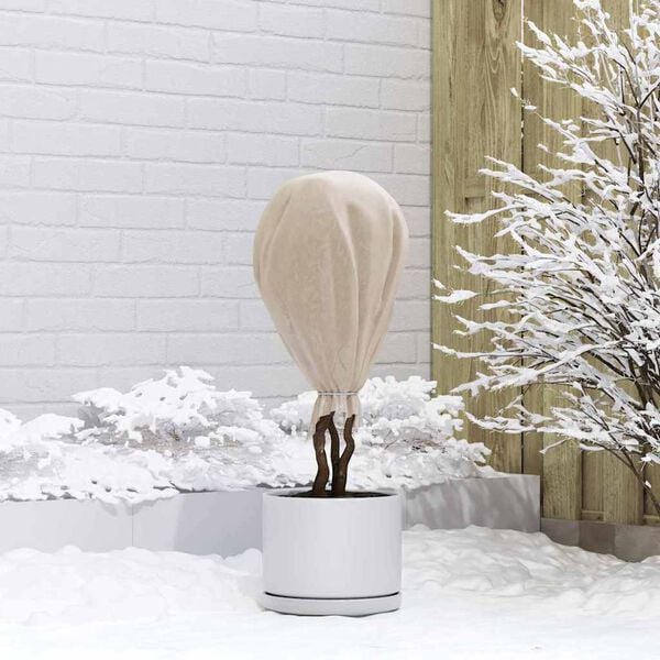 vidaXL Φλις Προστασίας Φυτού από Παγετό Μπεζ 20 x 1,6 μ