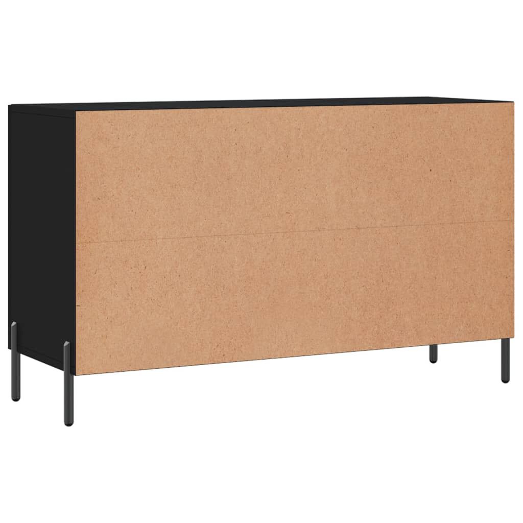 vidaXL Ντουλάπι Μαύρο 100x36x60 εκ. από Επεξεργασμένο Ξύλο