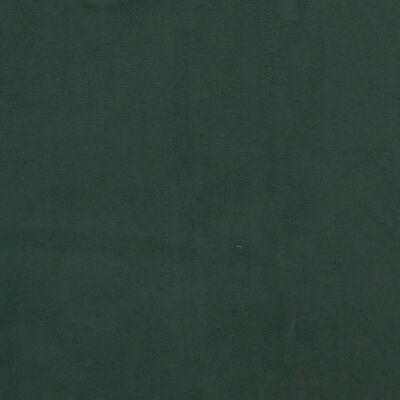 vidaXL Πλαίσιο Κρεβατιού Boxspring Σκούρο Πράσινο 140x190 εκ Βελούδινο