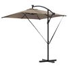 vidaXL Ομπρέλα Cantilever Banana Taupe 249 x 249 x 250 εκ.