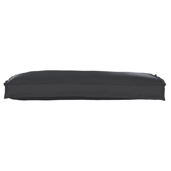 vidaXL Σετ Μαξιλαριών Πάγου 2 pcs Μαύρο 100 x 40 x 8 εκ Ύφασμα Oxford