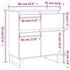 vidaXL Συρταριέρα Λευκή 60 x 35 x 70 εκ. από Επεξεργασμένο Ξύλο