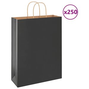 vidaXL &Chi;ά&rho;&tau;&iota;&nu;&epsilon;&sigmaf; &sigma;&alpha;&kappa;&omicron;ύ&lambda;&epsilon;&sigmaf; 250 &tau;&epsilon;&mu;ά&chi;&iota;&alpha; &mu;&epsilon; &chi;&epsilon;&rho;&omicron;ύ&lambda;&iota;&alpha; &Mu;&alpha;ύ&rho;&omicron; 32x12x42 &epsilon;&kappa;.