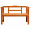 vidaXL Εξωτερικός πάγκος Καφέ 119 x 76 x 44εκ. Μασίφ ξύλο πεύκου