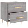 vidaXL Κομοδίνο Γκρι Sonoma 40 x 35 x 47,5 εκ. από Επεξεργασμένο Ξύλο