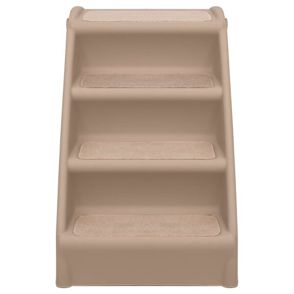 vidaXL Σκαλάκια για Σκύλους Πτυσσόμενα Καφέ 62 x 40 x 49,5 εκ.