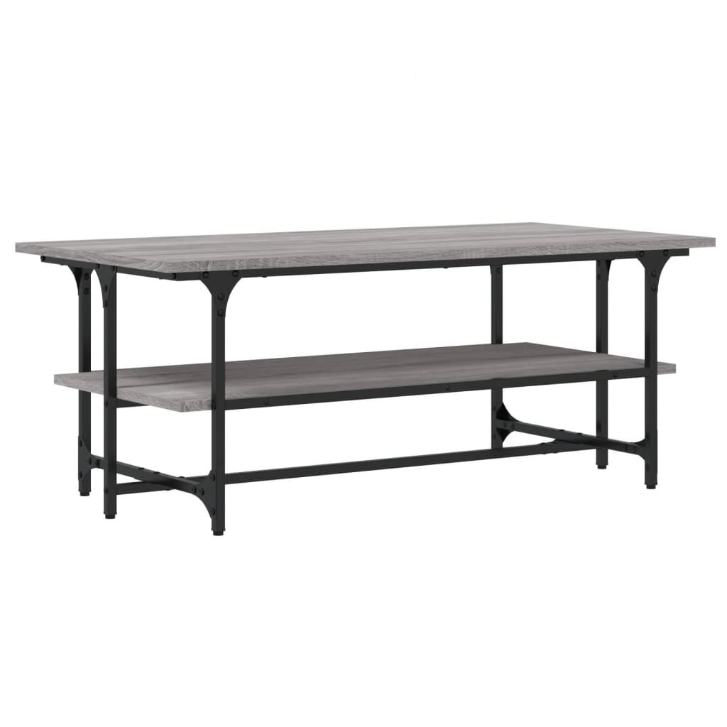 vidaXL Τραπεζάκι Σαλονιού Γκρι Sonoma 100x50x40 εκ. Επεξεργασμένο Ξύλο