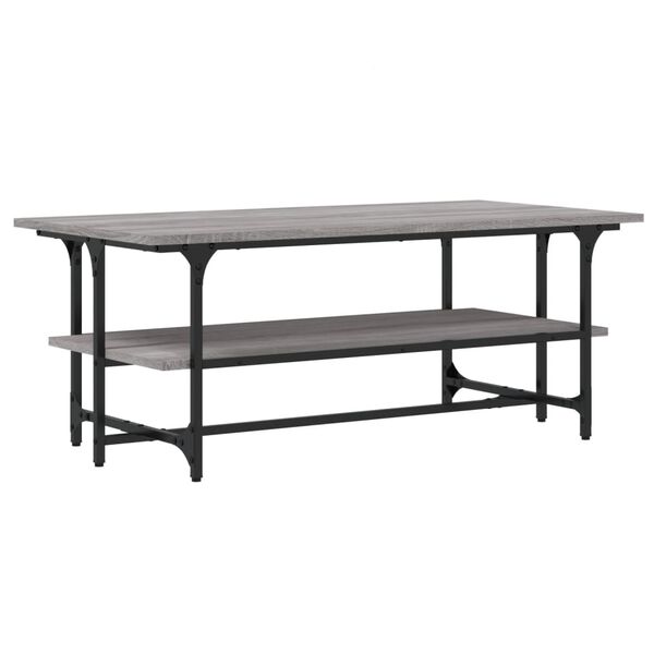 vidaXL Τραπεζάκι Σαλονιού Γκρι Sonoma 100x50x40 εκ. Επεξεργασμένο Ξύλο