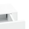 vidaXL Ράφι Επιτοίχιο με Συρτάρι Λευκό 40 x 23,5 x 10 εκ. από MDF