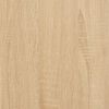 vidaXL Δισκοθήκη Sonoma Δρυς 85 x 38 x 48 εκ. από Επεξεργασμένο Ξύλο