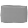 vidaXL Μαξιλάρι παλέτας για πλάτη Γκρι 60 x 40 x 12 cm Ύφασμα Oxford