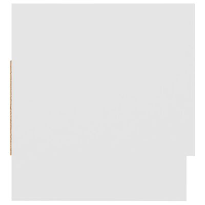 vidaXL Ντουλάπα Λευκή 70 x 32,5 x 35 εκ. από Μοριοσανίδα