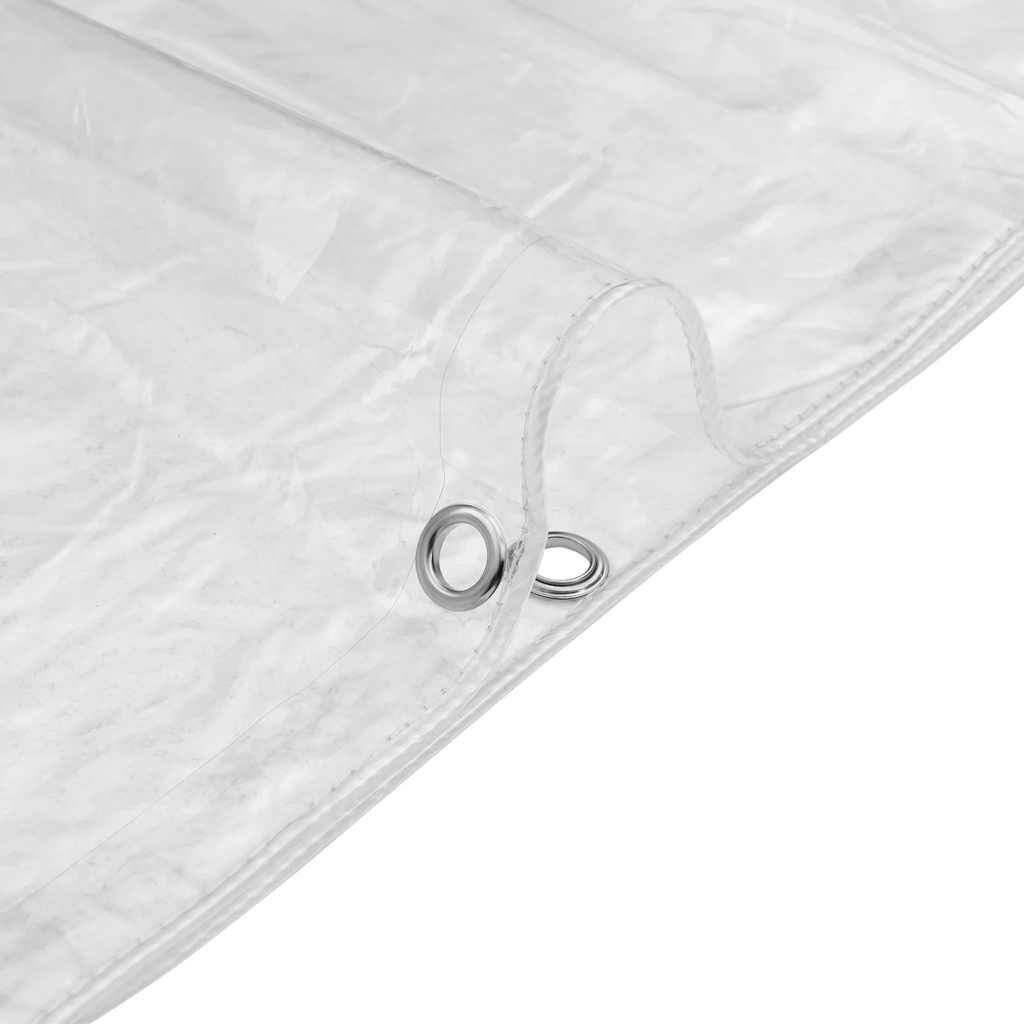 vidaXL Κάλυμμα φυτών με οπές 1x5 m PVC