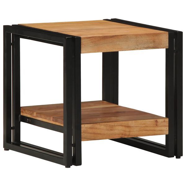 vidaXL Τραπεζάκι σαλονιού Καφέ 40 x 40 x 38 cm Μασίφ ξύλο ακακίας