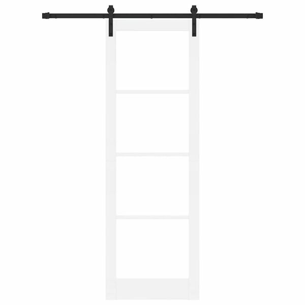 vidaXL &Sigma;&upsilon;&rho;ό&mu;&epsilon;&nu;&eta; &Pi;ό&rho;&tau;&alpha; ORKDAL &Lambda;&epsilon;&upsilon;&kappa;ό &kappa;&alpha;&iota; &Mu;&alpha;ύ&rho;&omicron; 78 x 232 cm