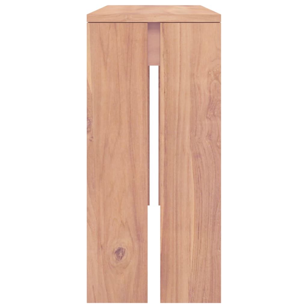 vidaXL Τραπέζι Κονσόλα 110 x 35 x 75 εκ. από Μασίφ Ξύλο Teak