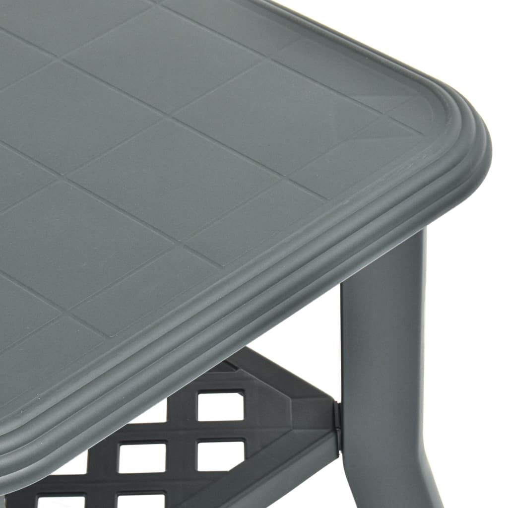 vidaXL Τραπεζάκι Σαλονιού Πράσινο 90 x 60 x 46 εκ. Πλαστικό