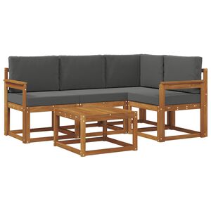 vidaXL &Sigma;&epsilon;&iota;&rho;ά &Kappa;&alpha;&nu;&alpha;&pi;έ &Epsilon;&xi;&omega;&tau;&epsilon;&rho;&iota;&kappa;&omicron;ύ &mu;&epsilon; &mu;&alpha;&xi;&iota;&lambda;ά&rho;&iota; 5 pcs &Phi;&upsilon;&sigma;&iota;&kappa;ό &kappa;&alpha;&iota; &Alpha;&nu;&theta;&rho;&alpha;&kappa;ί