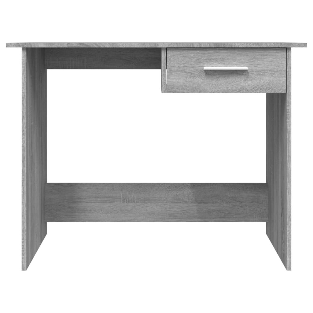 vidaXL Γραφείο Γκρι Sonoma 100x50x76 εκ. από Επεξεργασμένο Ξύλο