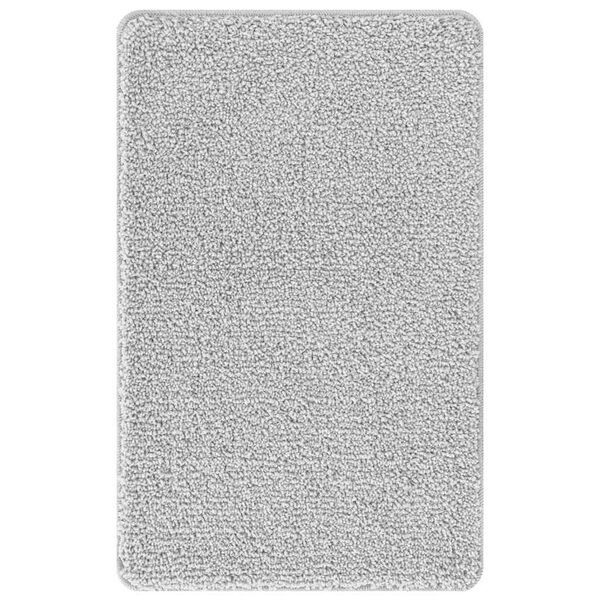vidaXL Πατάκι μπάνιου 3 pcs Γκρι 50 x 50 cm Πολυπροπυλένιο