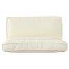 vidaXL Σετ Μαξιλαριών Πάγου 2 pcs Κρεμ 120 x 80 x 12 cm Ύφασμα Oxford