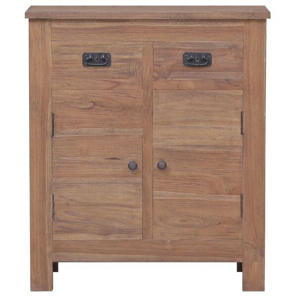 vidaXL Ντουλάπι με Συρτάρια 65 x 30 x 75 εκ. από Μασίφ Ξύλο Teak