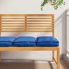vidaXL Μαξιλάρι παλέτας για κάθισμα 2 pcs Μπλε Ρουά 40 x 40 x 8 εκ.