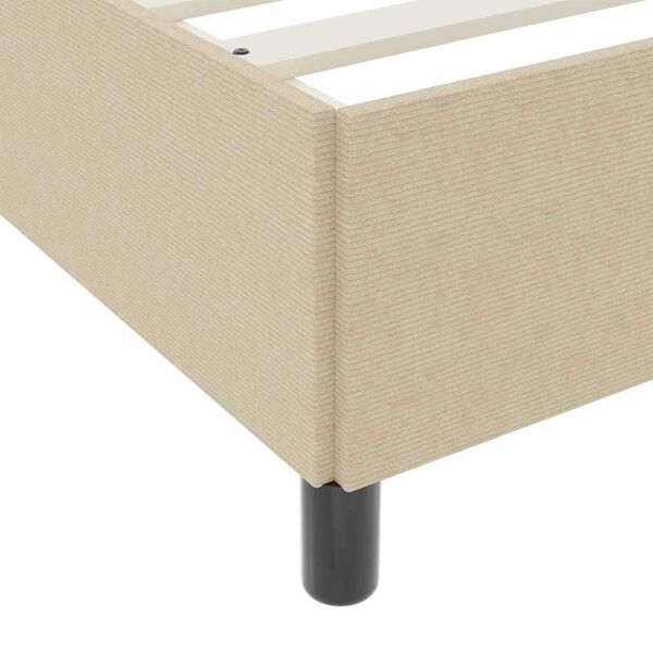 vidaXL Σκελετός Κρεβατιού Γκρι Πράσινο 140 x 190 cm Βελούδο
