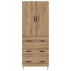 vidaXL Highboard 2 pcs Artisan Oak &Mu;&eta;&chi;&alpha;&nu;&iota;&kappa;ή &xi;&upsilon;&lambda;&epsilon;ί&alpha; &kappa;&alpha;&iota; &gamma;&upsilon;&alpha;&lambda;ί
