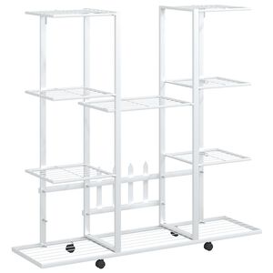 vidaXL &Beta;ά&sigma;&eta; &Lambda;&omicron;&upsilon;&lambda;&omicron;&upsilon;&delta;&iota;ώ&nu; &mu;&epsilon; &Rho;ό&delta;&epsilon;&sigmaf; 94,5 x 24,5 x 91,5 &epsilon;&kappa;. &Lambda;&epsilon;&upsilon;&kappa;ή &Sigma;&iota;&delta;&epsilon;&rho;έ&nu;&iota;&alpha;
