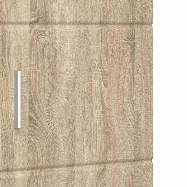 vidaXL Ντουλάπι Μπάνιου με αποθήκευση Sonoma Δρυς 37 x 31.5 x 203 εκ
