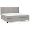 vidaXL &Kappa;&rho;&epsilon;&beta;ά&tau;&iota; Boxspring &mu;&epsilon; &Sigma;&tau;&rho;ώ&mu;&alpha; &Alpha;&nu;&omicron;&iota;&chi;&tau;ό &Gamma;&kappa;&rho;&iota; 200x200 &epsilon;&kappa;. &Upsilon;&phi;&alpha;&sigma;&mu;ά&tau;&iota;&nu;&omicron;