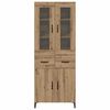 vidaXL Highboard Artisan Oak 69,5 x 34 x 180 &epsilon;&kappa;. &Epsilon;&pi;&epsilon;&xi;&epsilon;&rho;&gamma;&alpha;&sigma;&mu;έ&nu;&omicron; &xi;ύ&lambda;&omicron;