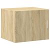 vidaXL Ντουλάπι Αποθήκευσης Στενό Δρυς 50x42,5x225 εκ. Επεξεργ. Ξύλο